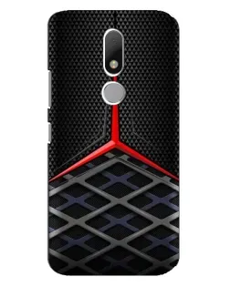 Чехол для Motorola Moto M с картинкой «Mercedes Carbon Grid»