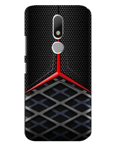 Чехол для Motorola Moto M с картинкой «Mercedes Carbon Grid»