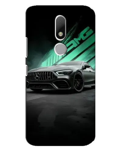 Чехол для Motorola Moto M с картинкой «Темный Mercedes AMG»
