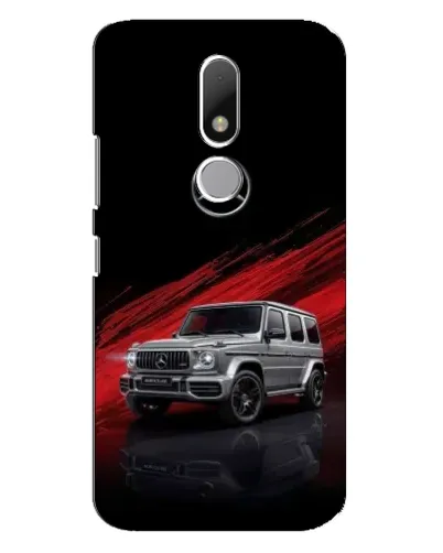 Чехол для Motorola Moto M с картинкой «Mercedes G-Class красный»