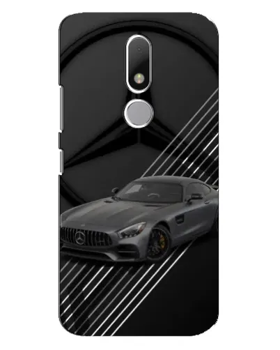 Чехол для Motorola Moto M с картинкой «Mercedes AMG — графика»