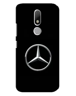 Чехол для Motorola Moto M с картинкой «Mercedes классический лого»