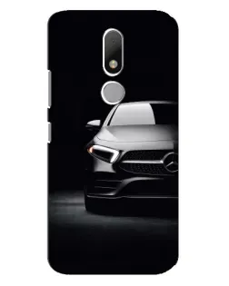Чехол для Motorola Moto M с картинкой «Свет фар Mercedes»