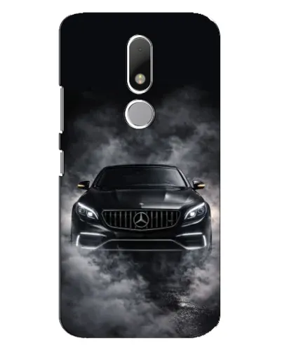 Чехол для Motorola Moto M с картинкой «Mercedes в дыму»