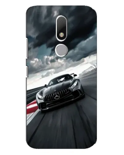 Чехол для Motorola Moto M с картинкой «Гоночный Mercedes AMG»