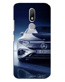 Чехол для Motorola Moto M с картинкой «Mercedes EQ — будущее»