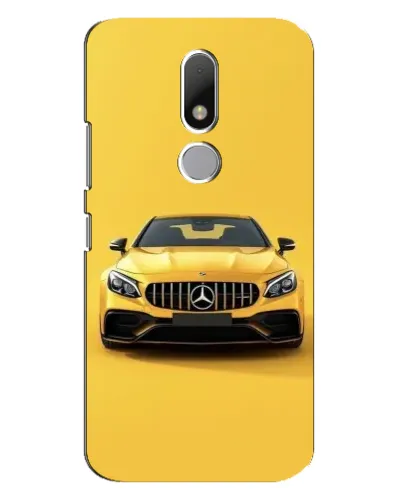 Чехол для Motorola Moto M с картинкой «Желтый Mercedes GT»