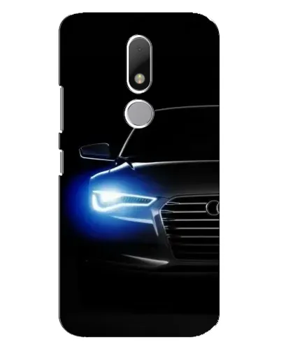 Чехол для Motorola Moto M с картинкой «Неоновый взгляд Audi» Чехол для Motorola Moto M с картинкой «Неоновый взгляд Audi»