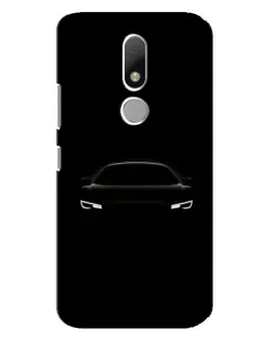 Чехол для Motorola Moto M с картинкой «Взгляд Audi в темноте»