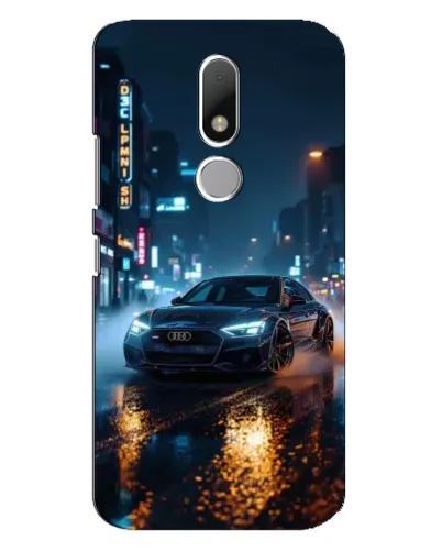 Чехол для Motorola Moto M с картинкой «Ночной город и Audi» Чехол для Motorola Moto M с картинкой «Ночной город и Audi»