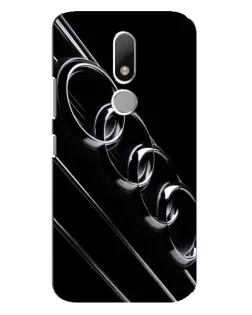 Чехол для Motorola Moto M с картинкой «Audi — абстрактные кольца»