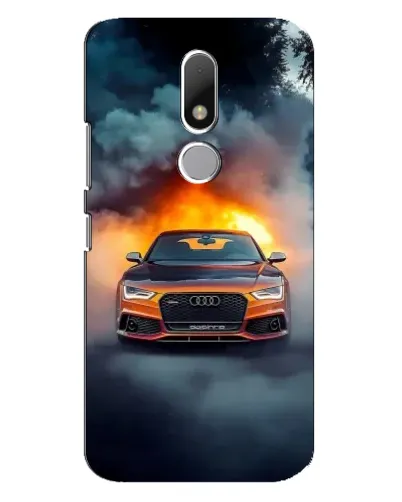 Чехол для Motorola Moto M с картинкой «Audi в огненном дыму» Чехол для Motorola Moto M с картинкой «Audi в огненном дыму»