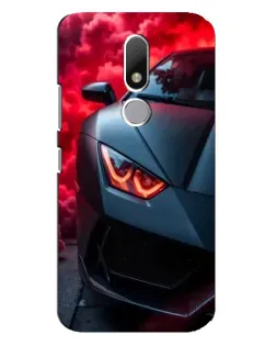 Чехол для Motorola Moto M с картинкой «Lamborghini красное сияние» Чехол для Motorola Moto M с картинкой «Lamborghini красное сияние»