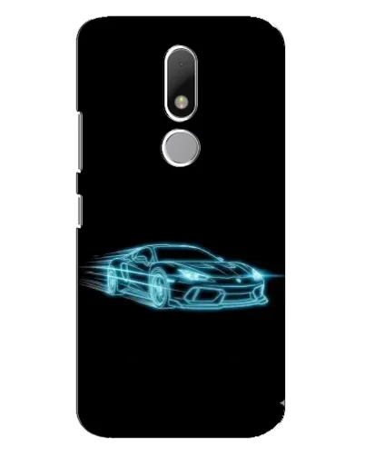 Чехол для Motorola Moto M с картинкой «Неоновый контур Lamborghini» Чехол для Motorola Moto M с картинкой «Неоновый контур Lamborghini»