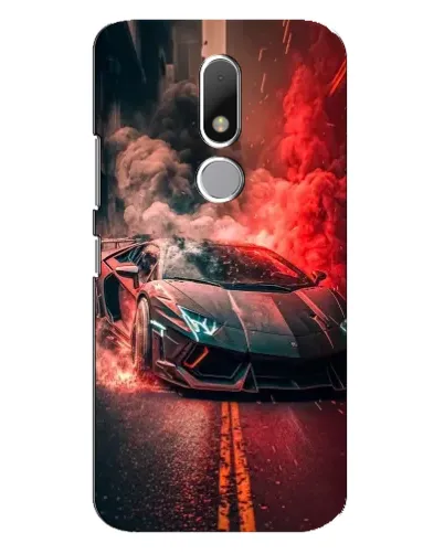 Чехол для Motorola Moto M с картинкой «Lamborghini красный дым» Чехол для Motorola Moto M с картинкой «Lamborghini красный дым»