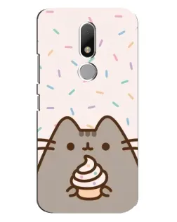 Чехол для Motorola Moto M с картинкой «Пушин с кексом» Чехол для Motorola Moto M с картинкой «Пушин с кексом»