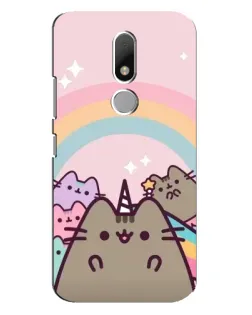 Чехол для Motorola Moto M с картинкой «Единорог Pusheen» Чехол для Motorola Moto M с картинкой «Единорог Pusheen»