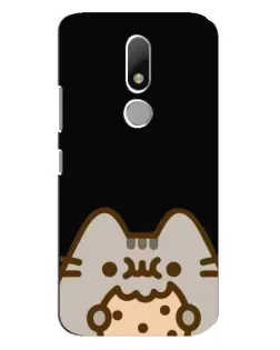 Чехол для Motorola Moto M с картинкой «Пушин на черном»