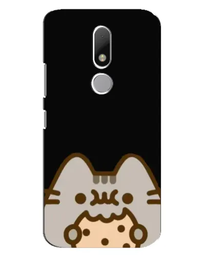 Чехол для Motorola Moto M с картинкой «Пушин на черном»