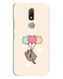 Чехол для Motorola Moto M с картинкой «Пушин на шариках»