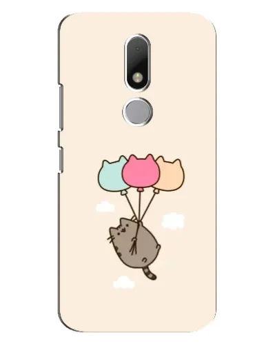 Чехол для Motorola Moto M с картинкой «Пушин на шариках»