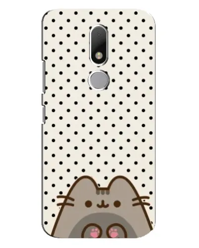 Чехол для Motorola Moto M с картинкой «Пушин в горошек»