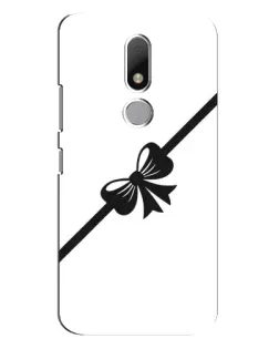 Чехол для Motorola Moto M с картинкой «Диагональный бант»