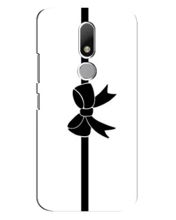 Чехол для Motorola Moto M с картинкой «Вертикальный бант»