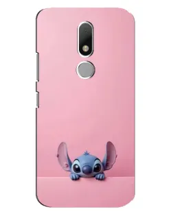 Чехол для Motorola Moto M с картинкой «Stitch выглядывает»