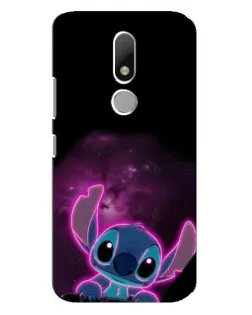 Чехол для Motorola Moto M с картинкой «Неоновый Stitch»