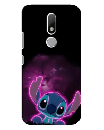 Чехол для Motorola Moto M с картинкой «Неоновый Stitch»