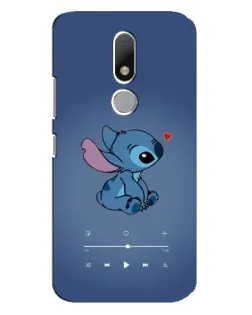 Чехол для Motorola Moto M с картинкой «Музыкальный Stitch»