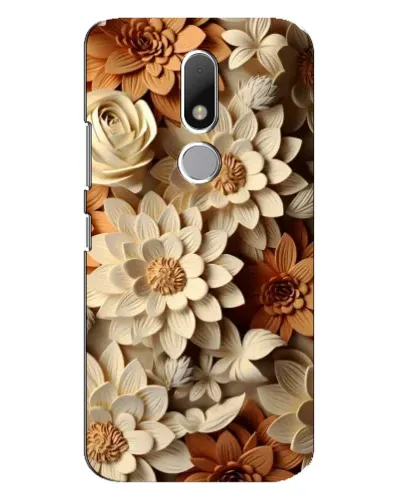 Чехол для Motorola Moto M с картинкой «Бежевый флористический декор» Чехол для Motorola Moto M с картинкой «Бежевый флористический декор»