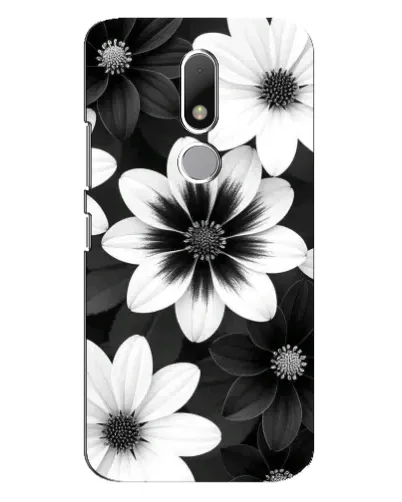 Чехол для Motorola Moto M с картинкой «Монохромные астры» Чехол для Motorola Moto M с картинкой «Монохромные астры»