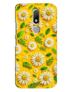 Чехол для Motorola Moto M с картинкой «Ромашковое солнце»