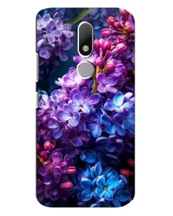 Чехол для Motorola Moto M с картинкой «Сиреневый цвет»