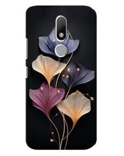 Чехол для Motorola Moto M с картинкой «Лиловые цветы грации»