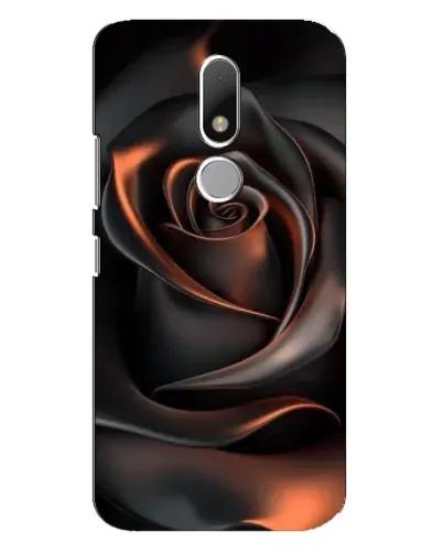 Чехол для Motorola Moto M с картинкой «Шелковая черная роза» Чехол для Motorola Moto M с картинкой «Шелковая черная роза»