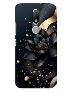 Чехол для Motorola Moto M с картинкой «Черный лотос»