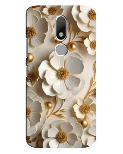 Чехол для Motorola Moto M с картинкой «Белие бумажние цвети» Чехол для Motorola Moto M с картинкой «Белие бумажние цвети»