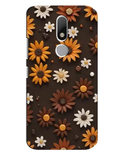 Чехол для Motorola Moto M с картинкой «Узор из маленьких подсолнухов» Чехол для Motorola Moto M с картинкой «Узор из маленьких подсолнухов»