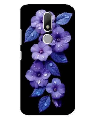 Чехол для Motorola Moto M с картинкой «Фиолетовые цветы с росою» Чехол для Motorola Moto M с картинкой «Фиолетовые цветы с росою»