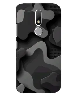 Чехол для Motorola Moto M с картинкой «Темный абстрактный камуфляж» Чехол для Motorola Moto M с картинкой «Темный абстрактный камуфляж»