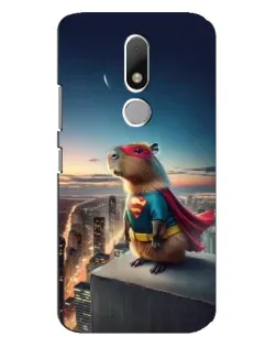 Чехол для Motorola Moto M с картинкой «Капи-мен супергерой»