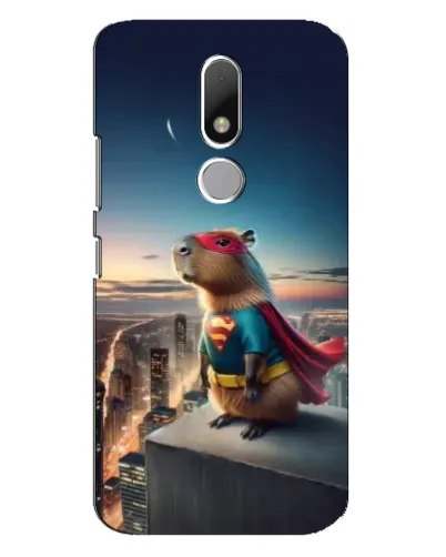 Чехол для Motorola Moto M с картинкой «Капи-мен супергерой»