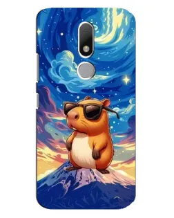 Чехол для Motorola Moto M с картинкой «Капибара Ван Гога»