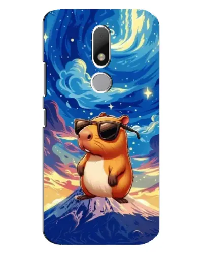 Чехол для Motorola Moto M с картинкой «Капибара Ван Гога»