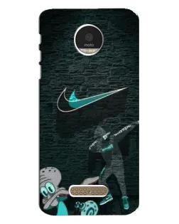 Чехол для Motorola MOTO Z Play с картинкой «Спортивный арт Nike»