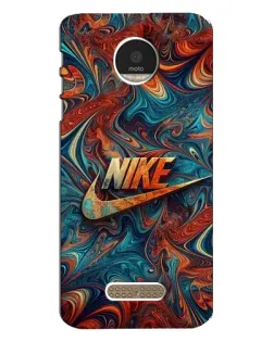 Чехол для Motorola MOTO Z Play с картинкой «Nike в абстракции»