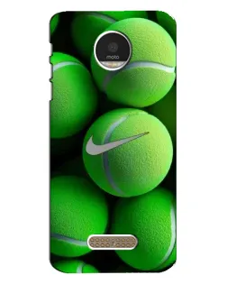 Чехол для Motorola MOTO Z Play с картинкой «Теннисные мячи Найк»